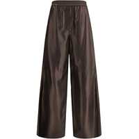 Pantaloni casual Lambskin nappa leather Pants Femei