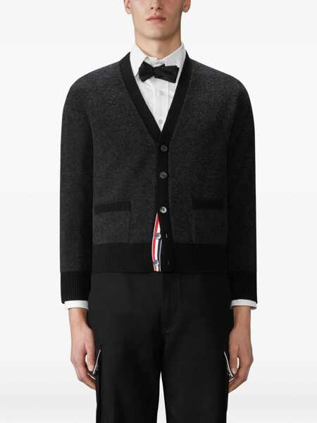 Cardigane Thom Browne Wool Cardigan BLACK Barbati (BM 18792499) 3