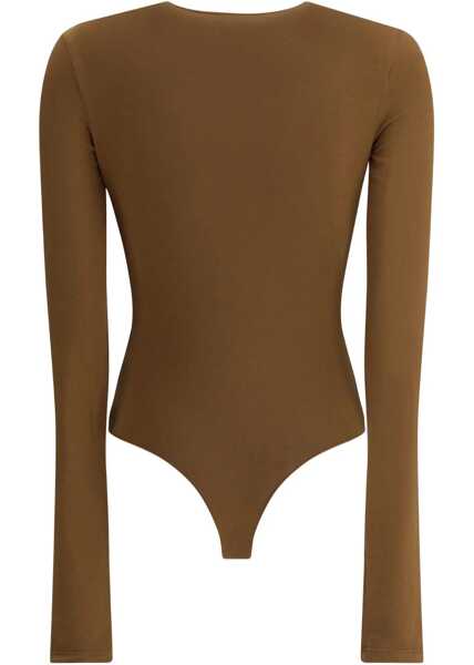 Body-uri THE ANDAMANE Zelda Bodysuit CIGAR Femei (BM 18792505) 2