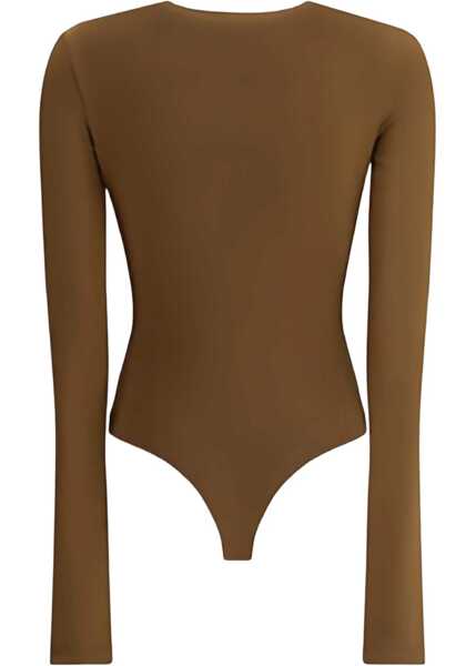 Body-uri THE ANDAMANE Zelda Bodysuit CIGAR Femei (BM 18792505) 3