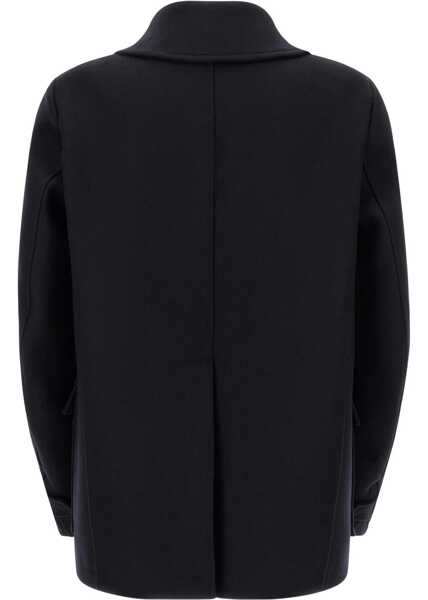 Paltoane DSQUARED2 Wool caban Coat NAVY BLUE Barbati (BM 18792547) 2