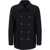 DSQUARED2 Wool caban Coat NAVY BLUE