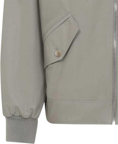 Jachete Givenchy Cotton Harrington Jacket with leather details BEIGE Barbati (BM 18792571) 3