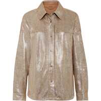 Geci de piele Oversize leather Shirt Femei