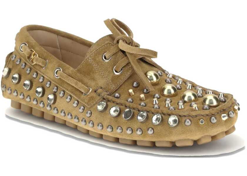 Mocasini Valentino Garavani Fastaway boat Loafers HAVANA BEIGE Femei (BM 18792913) 2