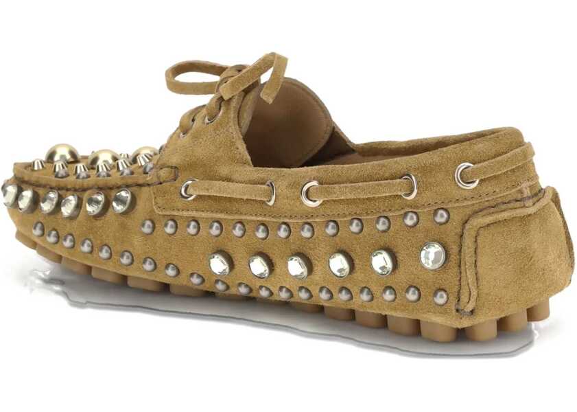 Mocasini Valentino Garavani Fastaway boat Loafers HAVANA BEIGE Femei (BM 18792913) 3