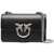 Pinko Love One Mini Shoulder Bag NERO-OLD SILVER