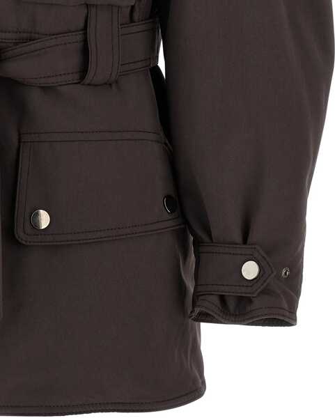 Jachete THE ANDAMANE Xandra Padded Jacket DARK BROWN Femei (BM 18792946) 3