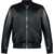 Givenchy Leather and satin bomber Jacket BLACK/BLACK