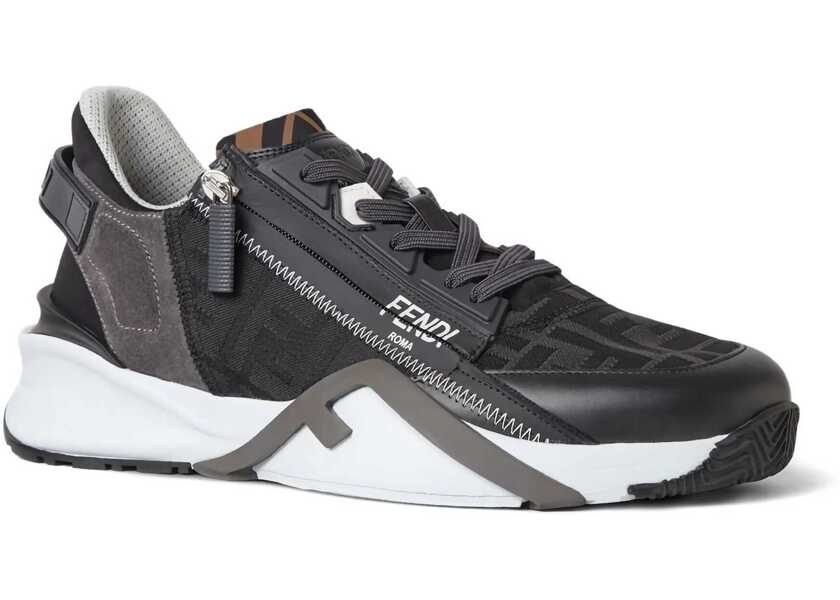 Sneakers Fendi Flow Sneakers NERONEROANTRACITE Barbati (BM 18793012) 2