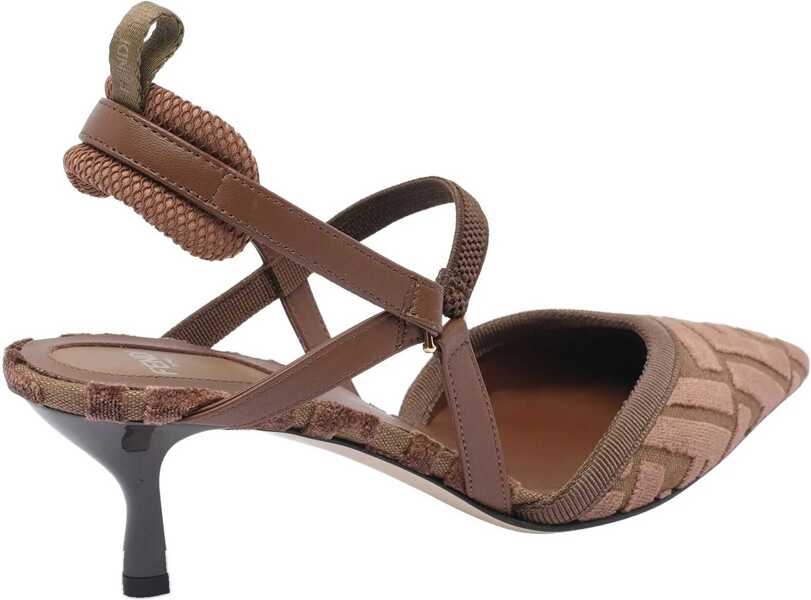 Pantofi cu toc Fendi Colibri Pumps BEI.CHOCOGIANDCIOC Femei (BM 18793066) 4