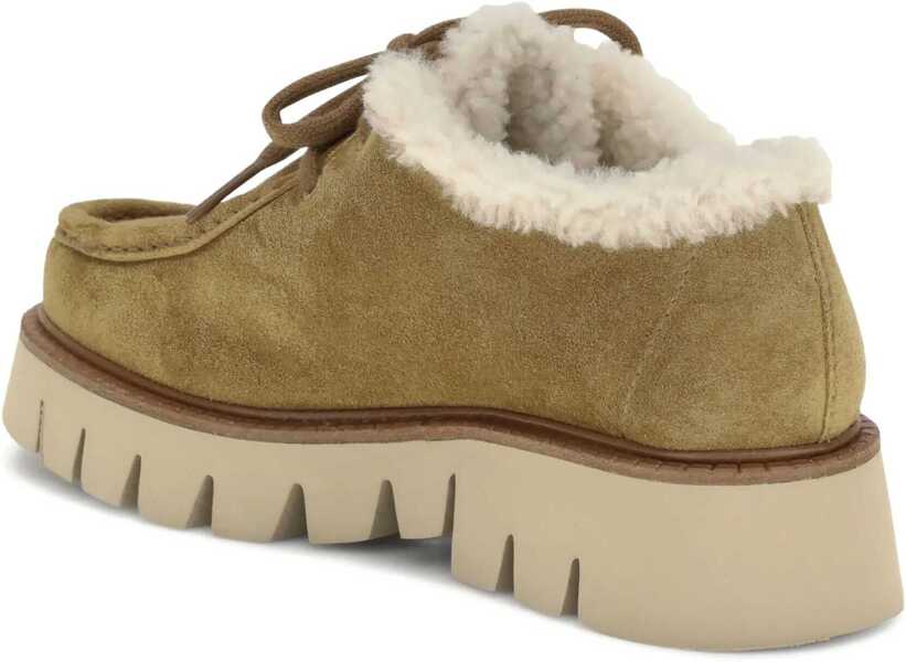 Sandale Pedro Garcia Wallaby Lace-ups ALPACA VELOUR SHRLNG Femei (BM 18793102) 3