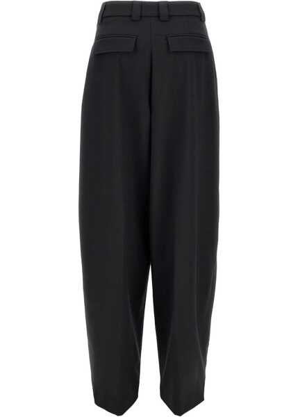 Pantaloni casual The Latest Cara pleated Pants BLACK Femei (BM 18793129) 2