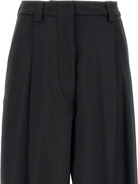Pantaloni casual The Latest Cara pleated Pants BLACK Femei (BM 18793129) 3