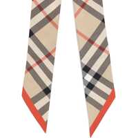Esarfe Dama - Esarfe Burberry Silk Check Scarf SAND Femei (BM 18793153) - B-mall.ro