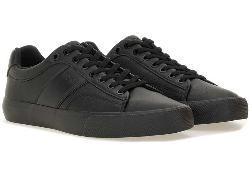 Sneakers Hugo Boss Leather Sneaker BLACK Barbati (BM 18793249) 2