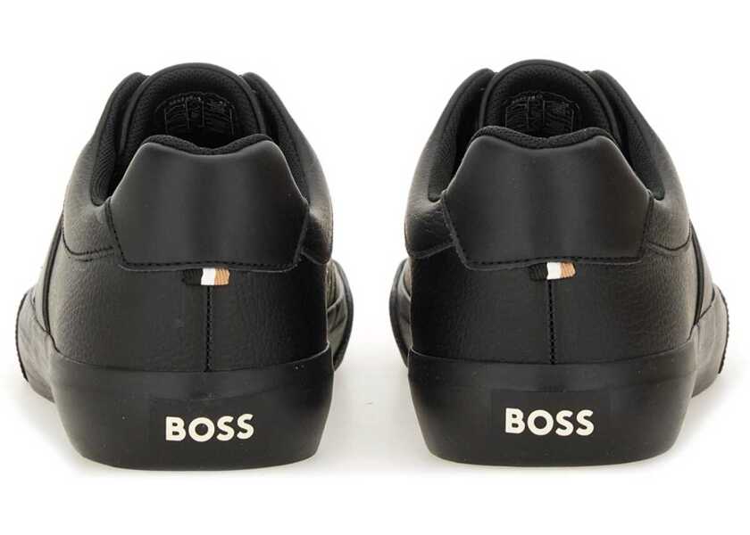 Sneakers Hugo Boss Leather Sneaker BLACK Barbati (BM 18793249) 3