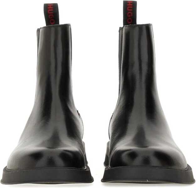 Ghete Hugo Boss Leather Chelsea Boot BLACK Barbati (BM 18793279) 5
