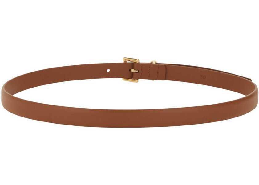 Curele Ferragamo Double Hooks Belt BROWN Femei (BM 18793300) 3