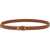Ferragamo Double "Hooks" Belt BROWN