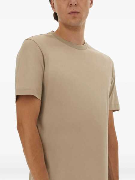 Tricouri Hugo Boss L-Tesar 14 T-Shirt BEIGE Barbati (BM 18793306) 3