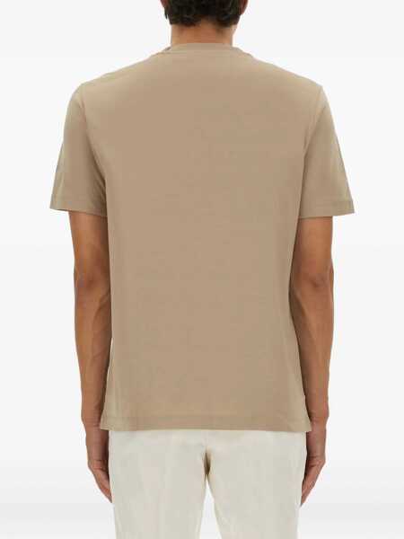 Tricouri Hugo Boss L-Tesar 14 T-Shirt BEIGE Barbati (BM 18793306) 4