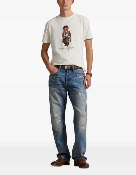 Tricouri Ralph Lauren Polo Bear T-Shirt WHITE Barbati (BM 18793333) 2