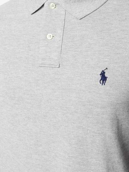 Tricouri Polo Ralph Lauren Cotton Polo GREY Barbati (BM 18793345) 5