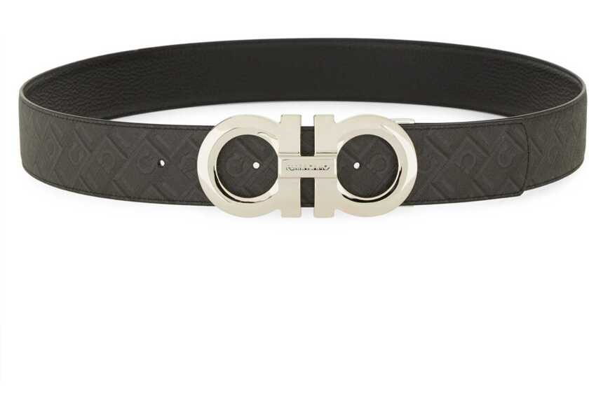 Curele Ferragamo Reversible Hooks Belt BLACK Barbati (BM 18793357) 1