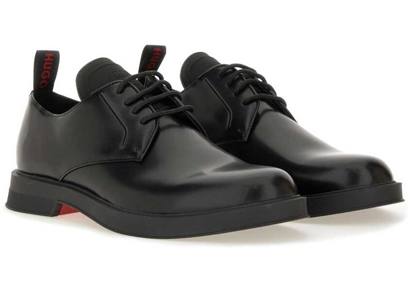 Mocasini Hugo Boss Leather Derby Loafer BLACK Barbati (BM 18793360) 2