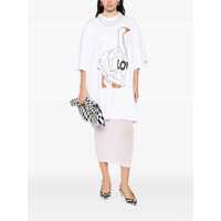 Rochii Moschino Dama - Rochii Moschino Moschino Cotton Mini-Dress WHITE Femei (BM 18793941) - B-mall.ro