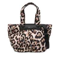 Genti de mana Veecollective Leopard Print Tote Bag With Logo Femei