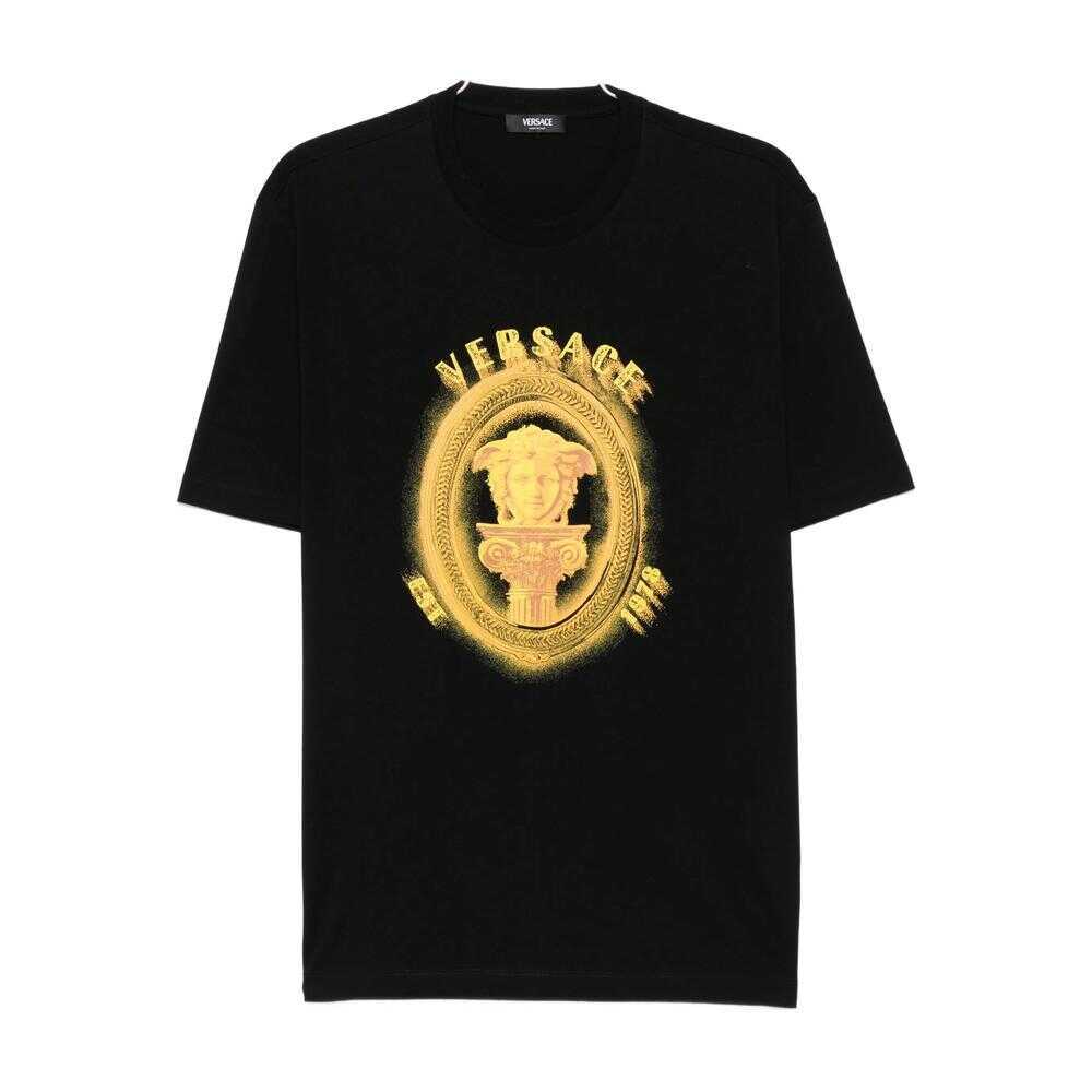 Topuri Versace Versace T-Shirts & Vests Black Barbati (BM 18794427) 1