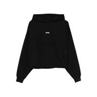 Tricouri Msgm Cotton Hoodie With Logo Femei