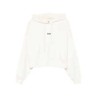 Bluze de trening Msgm Black Cotton Hoodie With Logo Femei