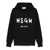 MSGM Msgm Black Cotton Crewneck Sweatshirt With Logo Black