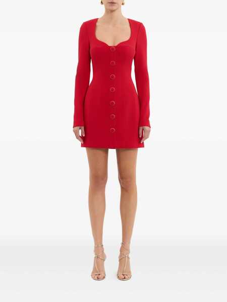 Rochii Rebecca Vallance Rebecca Vallance Red Buttoned Short Dress Rebecca Vallance RED Femei (BM 18794748) 2