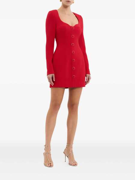 Rochii Rebecca Vallance Rebecca Vallance Red Buttoned Short Dress Rebecca Vallance RED Femei (BM 18794748) 3