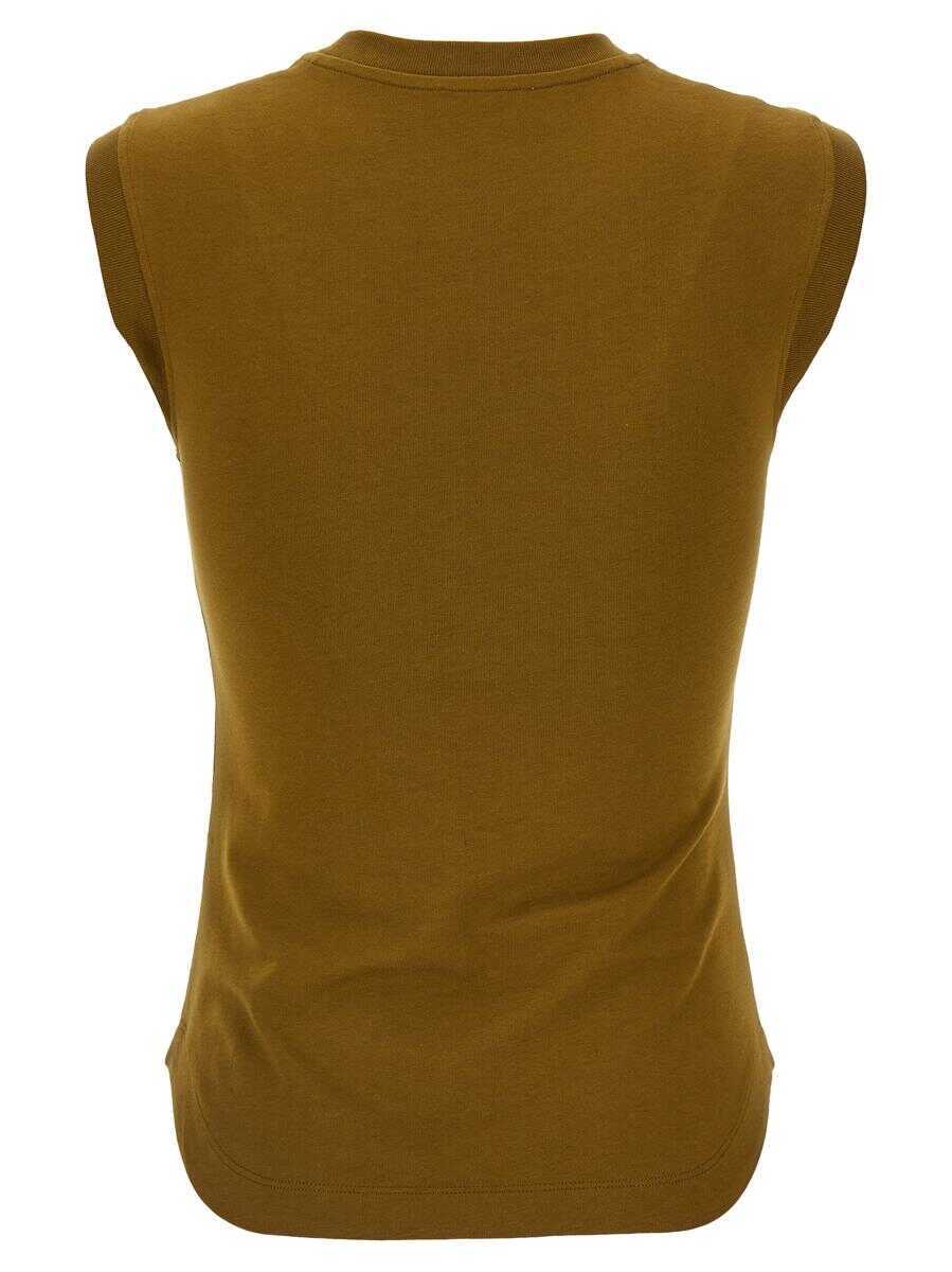 Topuri THE ATTICO The Attico Reese Top GREEN Femei (BM 18794781) 2