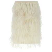 Fuste The Attico Ostrich Feather Skirt Femei