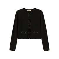 Cardigane TWINSET Twinset Black Cardigan With Small Applications