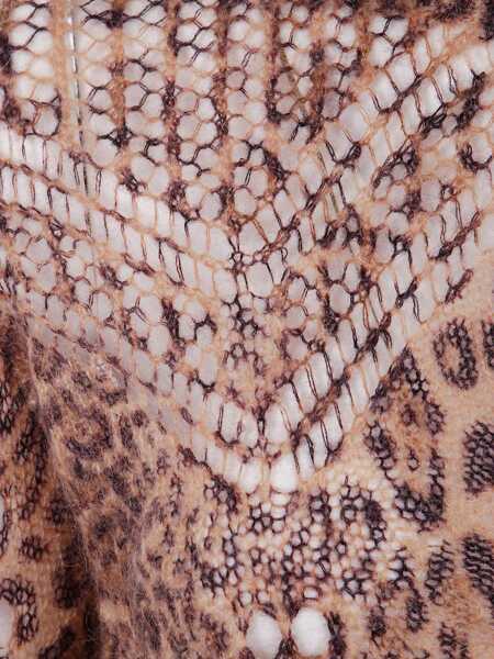 Pulovere TWINSET Twinset Animal Print Crew Neck Sweater MARRONE E BEIGE Femei (BM 18794907) 3