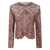 TWINSET Twinset Animal Print Crew Neck Sweater MARRONE E BEIGE