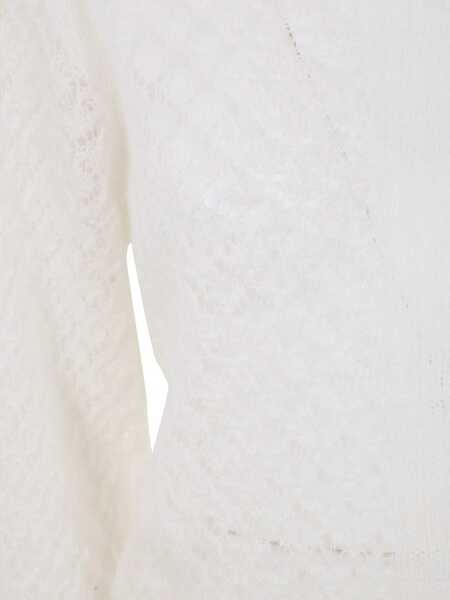 Pulovere TWINSET Twinset Semi-Perforated Sweater WHITE Femei (BM 18794928) 3