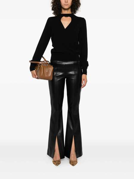 Pulovere TWINSET Twinset Keyhole-Neck Sweater Black Femei (BM 18794931) 2