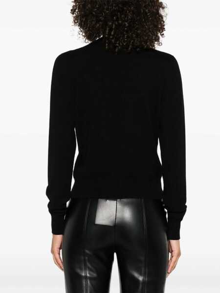 Pulovere TWINSET Twinset Keyhole-Neck Sweater Black Femei (BM 18794931) 4