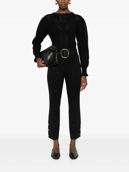 Pulovere TWINSET Twinset Semi-Perforated Sweater By Twinset Black Femei (BM 18794934) 2