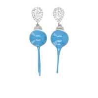 Cercei Ottolinger Blue Dipped Pearl Drop Earrings Femei