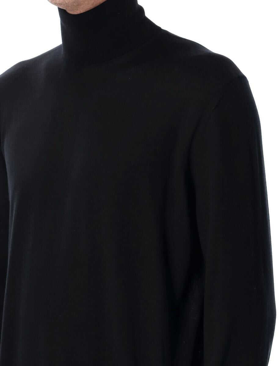 Pulovere Saint Laurent Saint Laurent Fine Wool Turtleneck Sweater Black Barbati (BM 18795255) 3