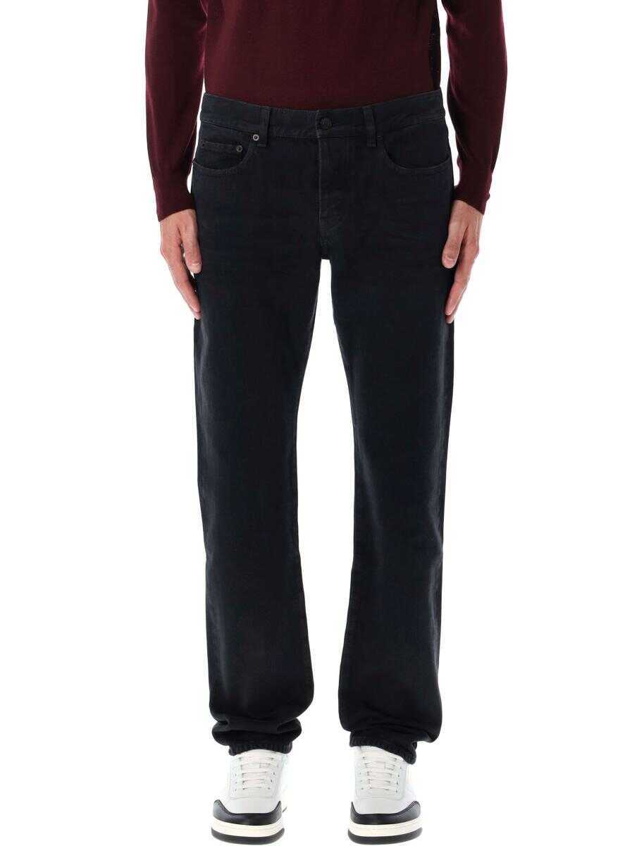 Blugi Saint Laurent Saint Laurent Low-Rise Slim Jeans Black CARBON BLACK Barbati (BM 18795264) 1